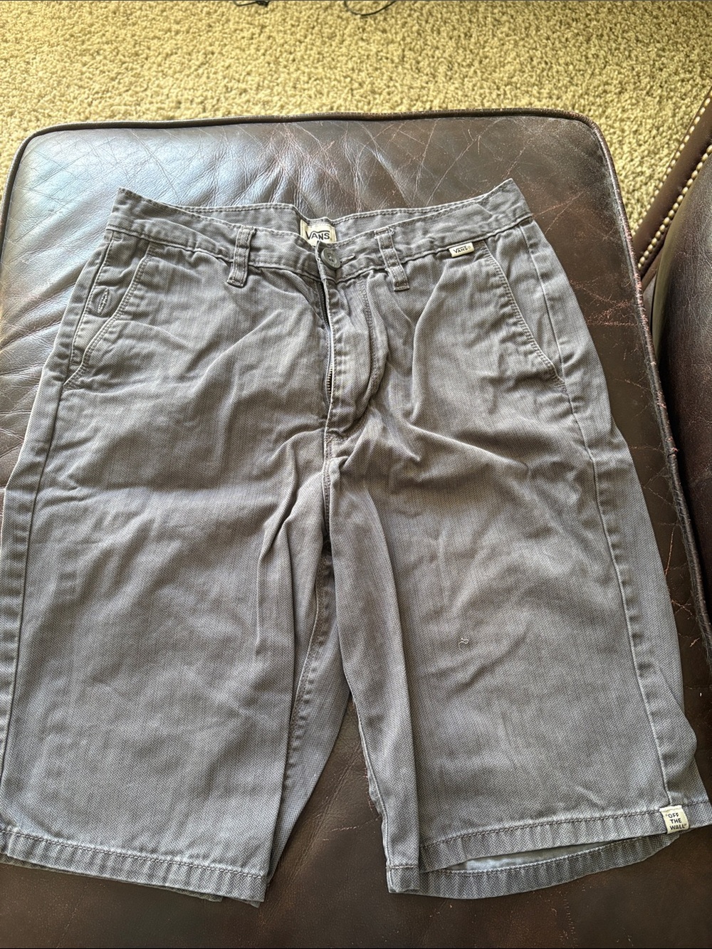 Vans Men's Gray Chino Shorts